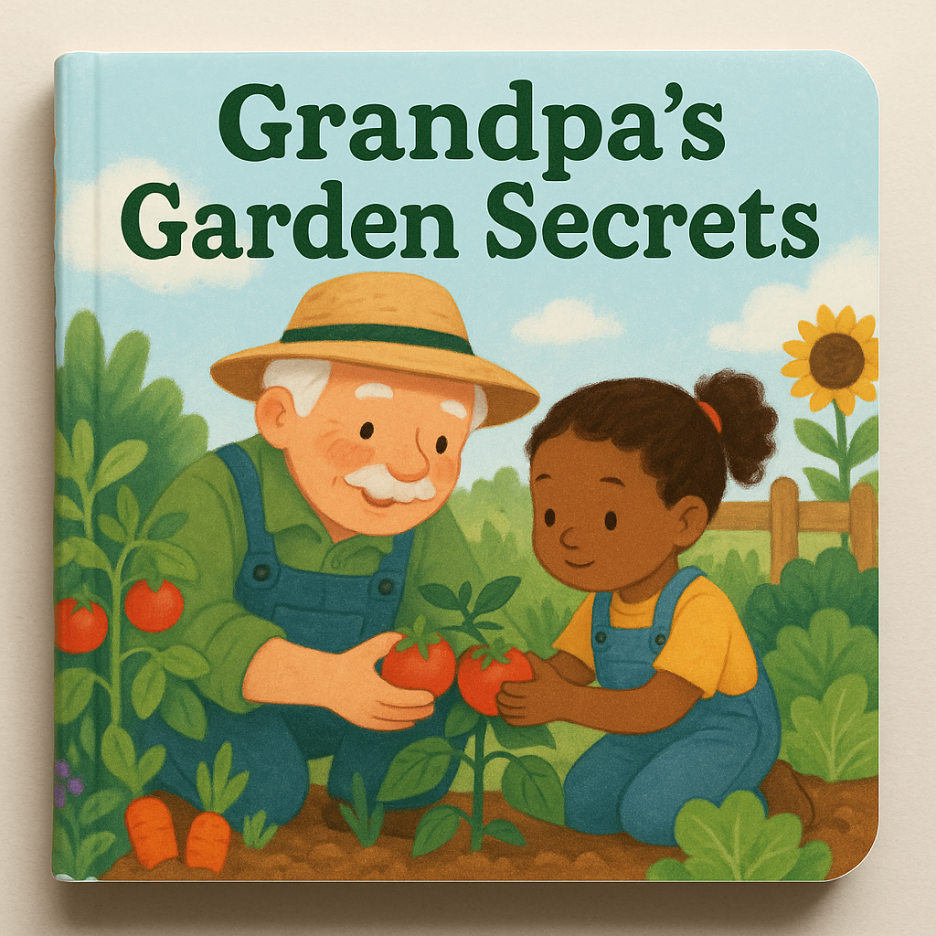 Example Board Book 3: Grandpa's Garden Secrets