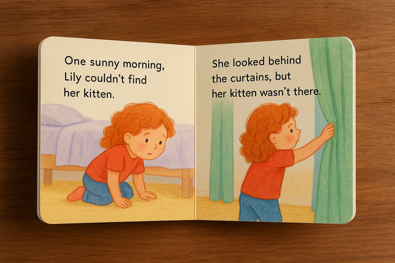 Sample book pages 1 and 2